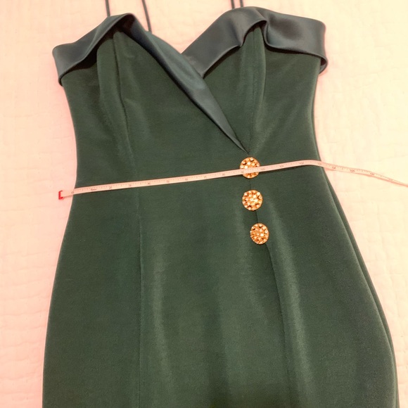 Betsy & Adam NWT Vintage Green Cocktail Dress and Jacket - Picture 9 of 16